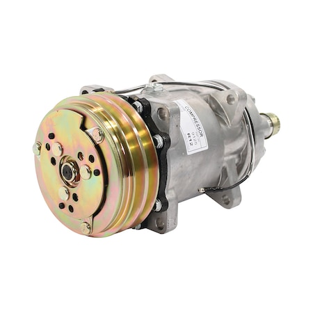 A & I Products Compressor, New, Sanden Style w/ Clutch (9125) 10.4" x9.7" x7.6" A-9704118